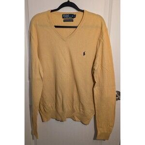 Polo Ralph Lauren Cotton Cashmere Blend Lightweight Sweater V Neck Men's XXL